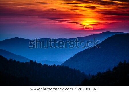 Stock foto: Great Smoky Mountains National Park On North Carolina Tennessee