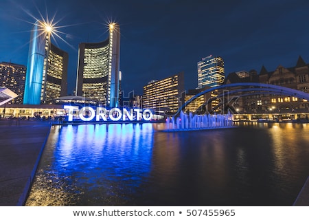 ストックフォト: Night Shot Toronto City