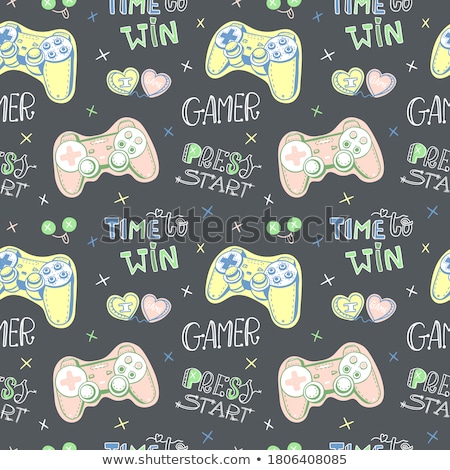 [[stock_photo]]: Video Game Controller Vector Cartoon Illustration