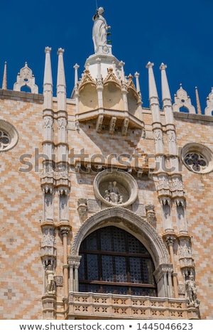 Stockfoto: Ornate Facade At Southern Side Of Doge Palace On San Marco Squar