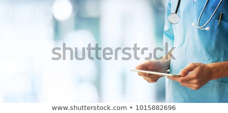 Stock fotó: Female Medical Professional With Stethoscope