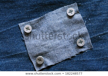 Background With Fasten Jeans Fabrics For Message Stock fotó © cosma