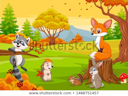 Stock fotó: Bunny - Cartoon Character  Vector Illustration