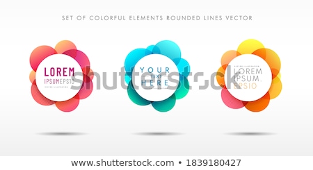 Foto stock: Abstract Shape With Infographic