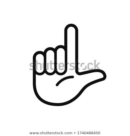 Foto stock: Loser Hand Sign