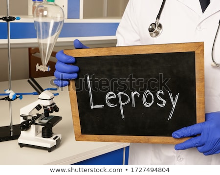 Foto d'archivio: Leprosy Diagnosis Medical Concept