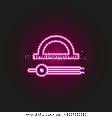 ストックフォト: Science Instruments Square Vector Violet Icon Design Set