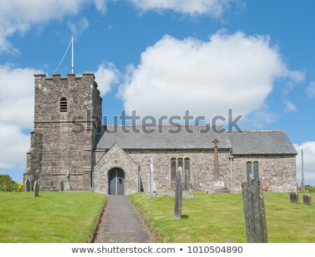 Stock photo: Medieval Church And Churchyard