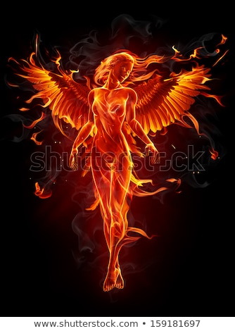 Stock photo: Fiery Angel