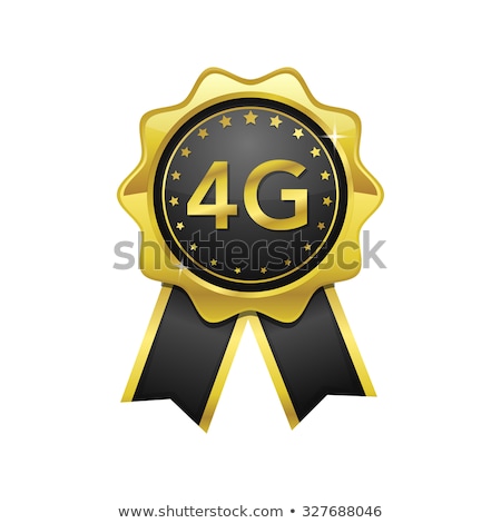 Foto stock: 3g Sign Golden Vector Icon Design