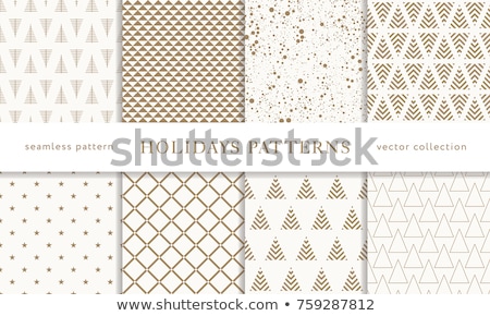 Stok fotoğraf: Seamless Winter Retro Pattern Eps 10