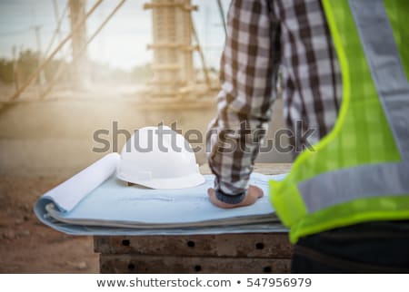 Stok fotoğraf: Architect Checking Construction Site