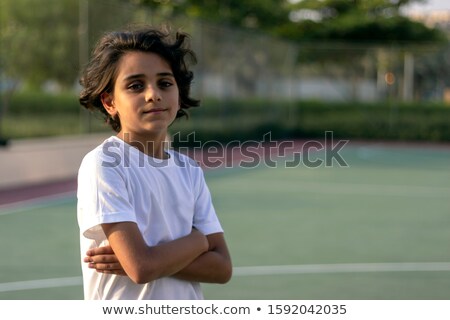 Stock photo: Close Up Of Smiling Man Playing Basketball