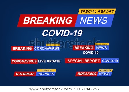 Zdjęcia stock: Covid 19 Coronavirus News And Updates Banner Design