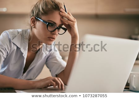 Stock photo: Ethnic Business Woman Stress And Headache