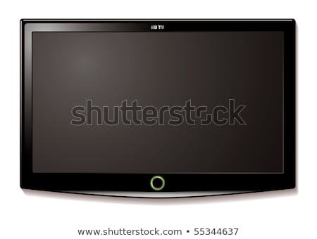 Modern Widescreen Lcd Tv Monitor Imagine de stoc © nicemonkey