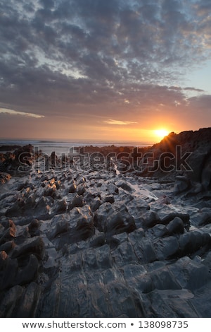 Сток-фото: Sunset Woolacombe North Devon Coast