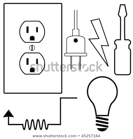 Stock fotó: Set To Install The Electrical Outlet