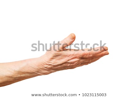 Stock photo: Hand Of An Old Woman