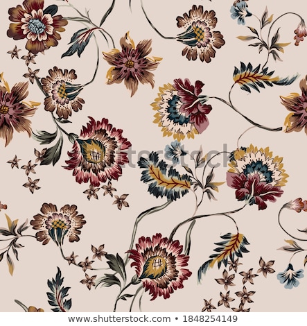 Stok fotoğraf: Vintage Background With Ornate Elegant Retro Abstract Floral Des