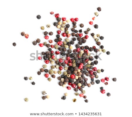 商業照片: Colorful Peppercorn Isolated On White Background