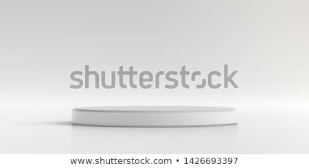 Stockfoto: Podium In Empty Room