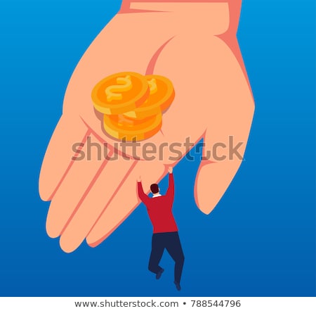 Stok fotoğraf: Businessman In Debt And Loan Concept