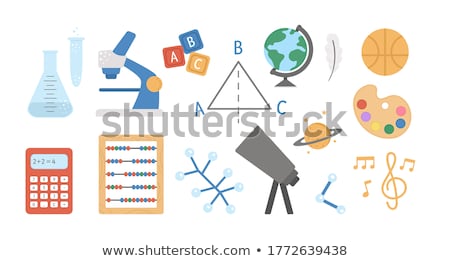 Stock fotó: Geography Object Globe Sign Classroom Vector