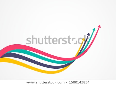 Stock foto: Leadership Business Growth Arrow Moving In Forward Direction