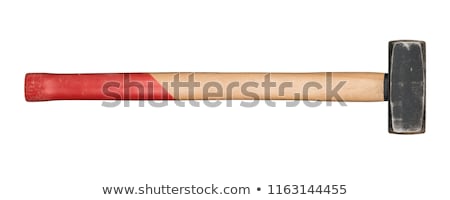 Metal Sledge Hammer Isolated Closeup [[stock_photo]] © donatas1205