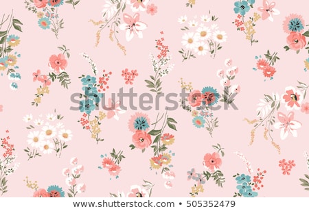 ストックフォト: Colorful Seamless Floral Pattern