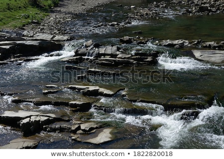 Сток-фото: Mountain River Prut Closeup