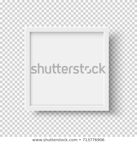 Foto stock: White Square Empty Mockup