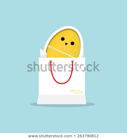 Zdjęcia stock: Bird With Shopping Bag