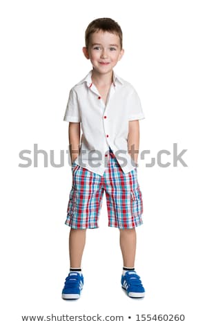 Stockfoto: Onge · Jongen · Die · Zich · Met · Uit · Het · Glimlachen · Armen · Bevindt