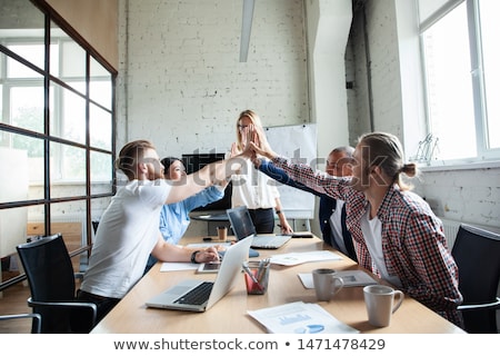 Foto stock: Businesspeople In Their Office