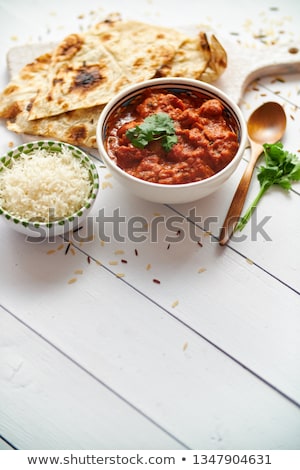 Zdjęcia stock: Fresh And Tasty Butter Chicken Served In Ceramic Bowl Indian Traditional Dish