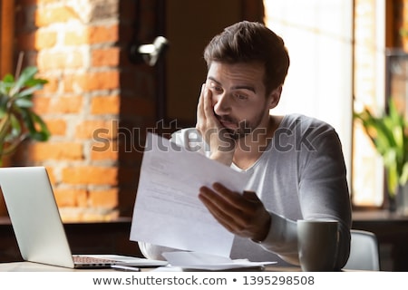 Stockfoto: Sad Man Problems Difficulty Failure Stress