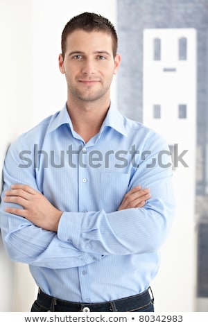 Zdjęcia stock: Portrait Of A Good Looking Caucasian American Business Man Again