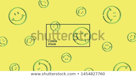 Foto stock: Abstract Acid Colored Business Symbol