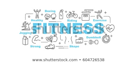 Stockfoto: Fitness Infographics