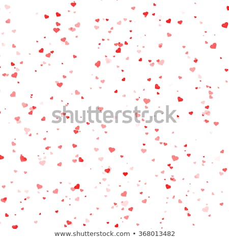 Сток-фото: Shiny Particle Hearts Background For Valentines Day