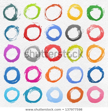 Zdjęcia stock: Coloured Watercolor Background Magenta And Gold Circle