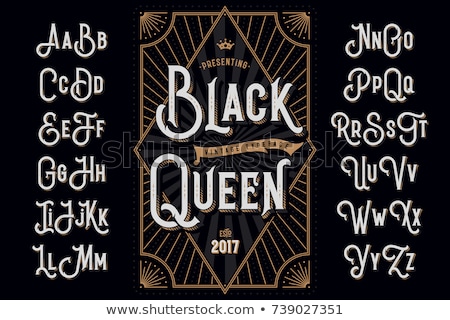 Stock photo: Vector Set Of Golden Vintage Labels