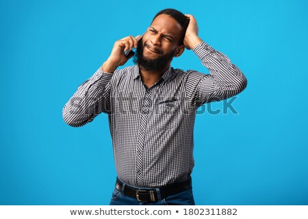 Foto stock: Businessman Having A Surprising News On His Cell