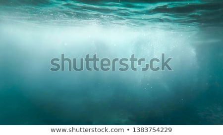 ストックフォト: Clear Blue Sea Background