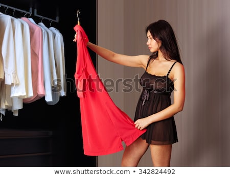 Stockfoto: Beautiful Woman In A Mod Dress