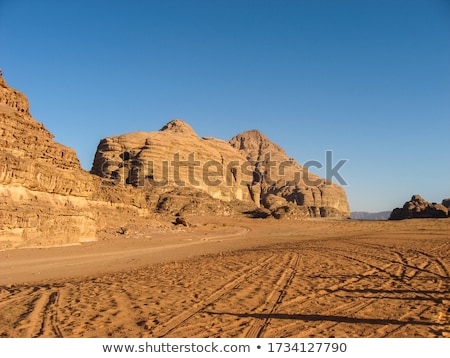 Stock photo: Hills Of Sand And Stone Gives An Impression Of Mountains