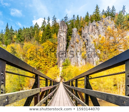 Foto stock: Ohre River In Autumn Czech Republic