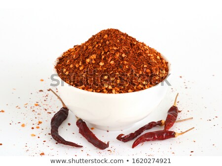 Stock photo: Crushed Chilies